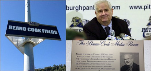 Beano Cook Fields: University of Pittsburgh's tribute to its former SID and college football analyst
